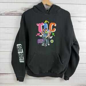 Vintage TLC Pullover Hoodie Cross Colours Size Medium READ DESCRIPTION